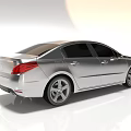 Silver Sedan With Sleek Modern Design Smooth Body Shiny Finish And Alloy Wheels