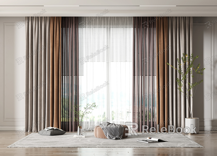 Modern Curtains model