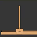 Wooden Tripod Easel With Light Wood Finish For Art Painting Support Furniture