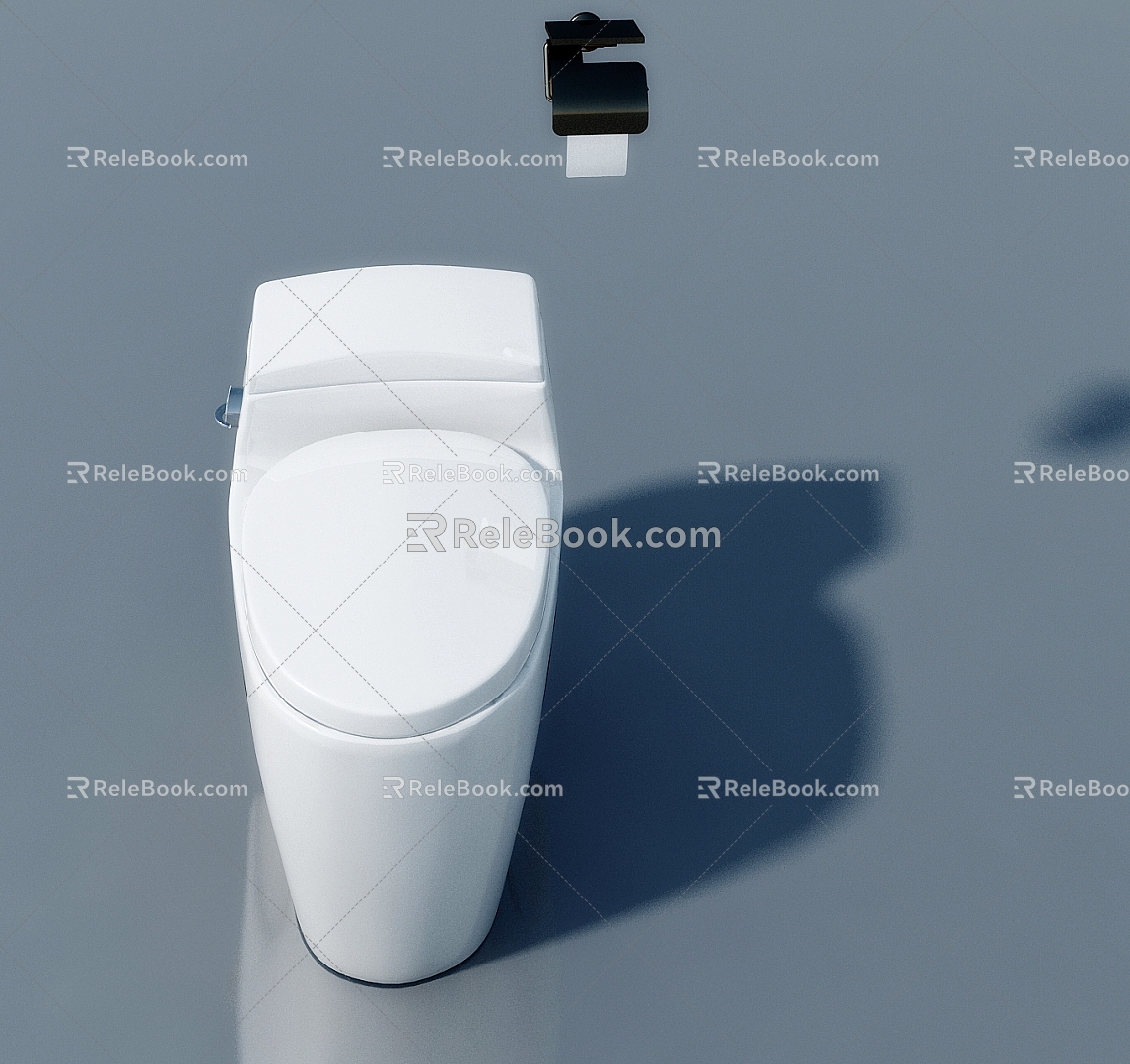 Intelligent toilet 3d model