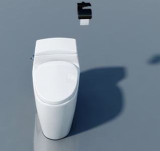 Intelligent toilet 3d model