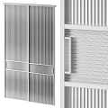 Modern Other Door Groove Interior Sliding Stripe 3d model