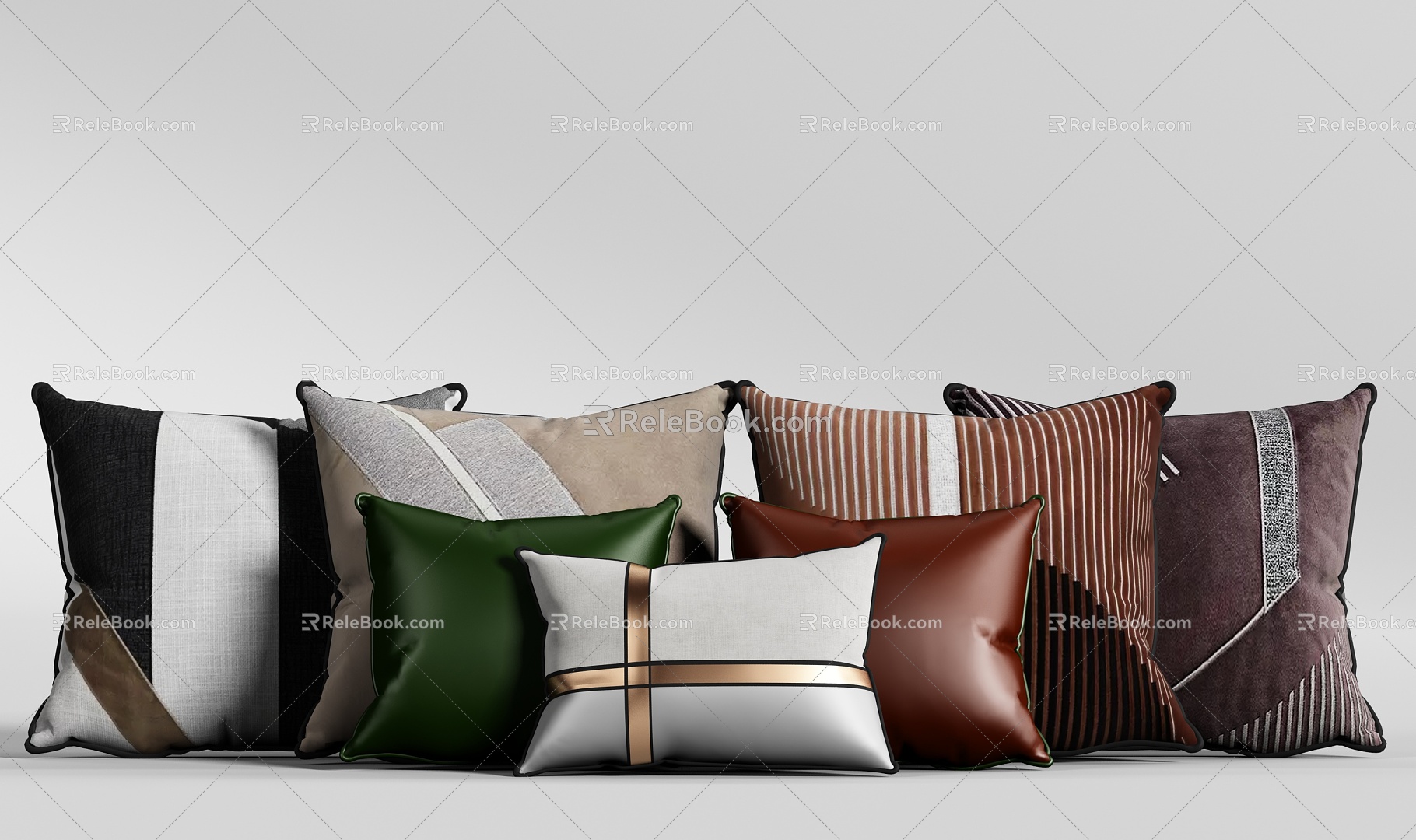 Modern pillow 3d model