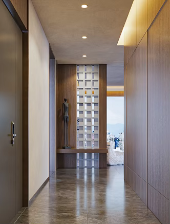 Modern Entrance 3d model