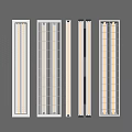 Modern LED Light Fixtures With Grid Design And Slim Profiles For Interior Use