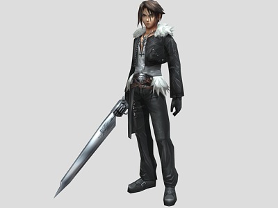 Male Warrior Swordsman Ranger Ronin Game Character model