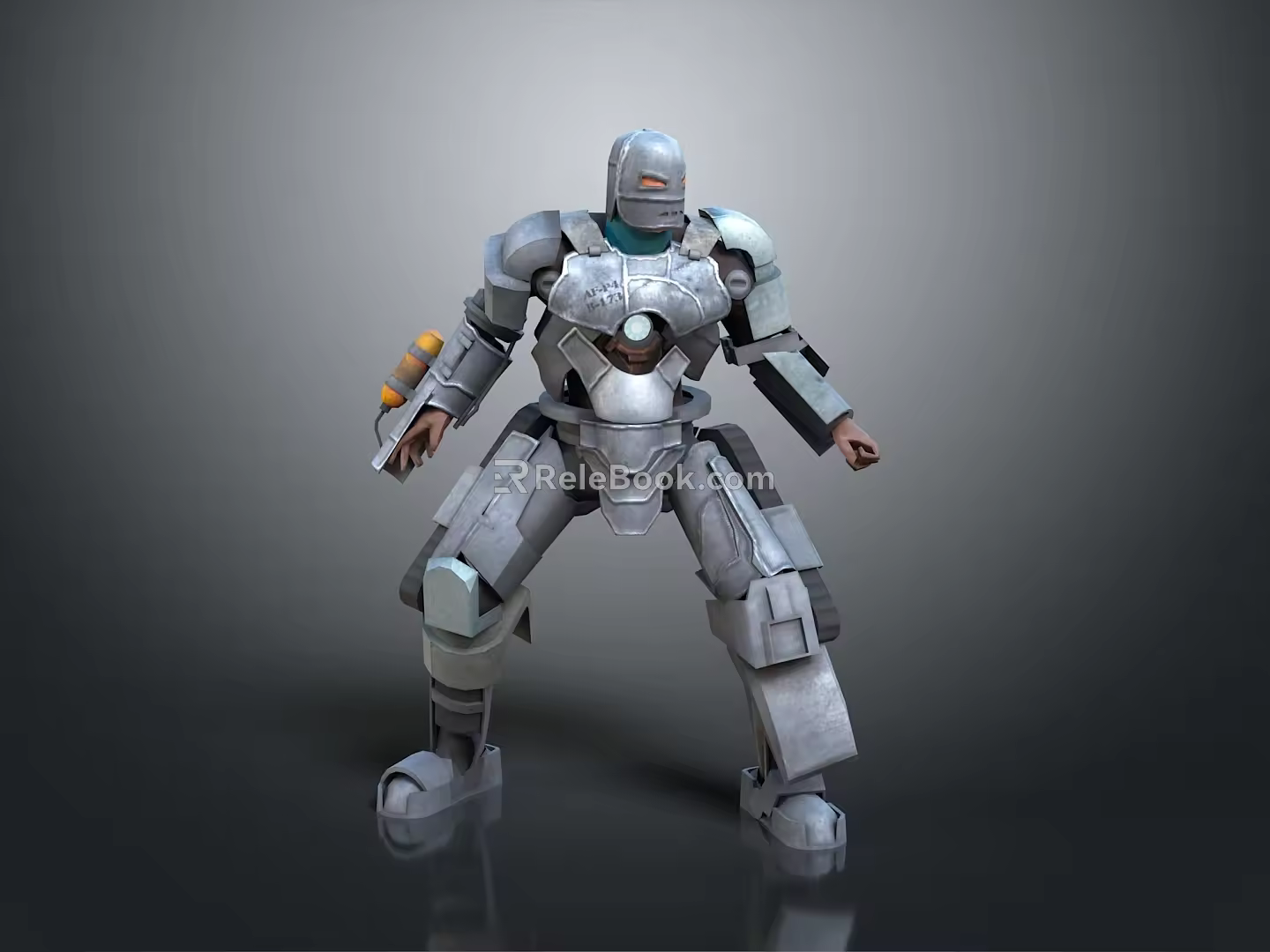 Robot Assistant Small Robot Butler Robot Butler Figure Game Figure 3d model