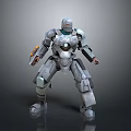 Robot Assistant Small Robot Butler Robot Butler Figure Game Figure 3d model