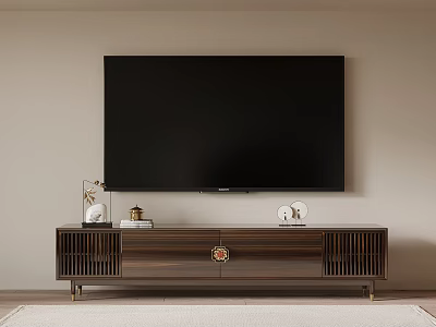 New Chinese TV Cabinet 3d model