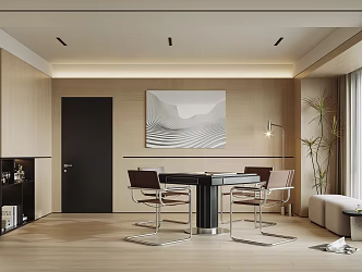 Modern Chess Room 3d model