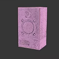 Vintage Wooden Frame Speaker With Classic Cube Design And Front Grille