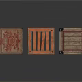Wooden Storage Crates With Diverse Designs And Patterns For Home Use