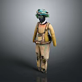 Scarecrow Dummy Carto Virtual Character Virtual Character Movie Character 3d model