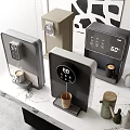 Modern drinking water machine direct drinking machine 3d model