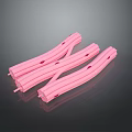 Pink Tubular Medical Devices With Multiple Small Holes For Medical Delivery Applications