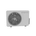 Split Air Conditioner Fan With Outdoor Indoor Units Modern Silver Design And Cooling Function 3d model