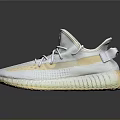 White Modern Casual Shoes With Mesh Material Light Sole And White Laces