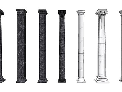 Jane European Roman Column Classical Marble Roman Column model