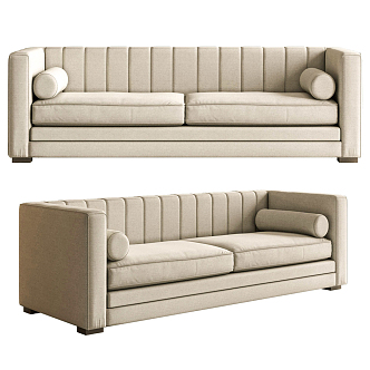 Double sofa 3d model