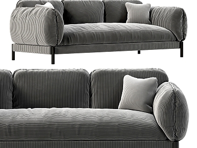 Modern double sofa model