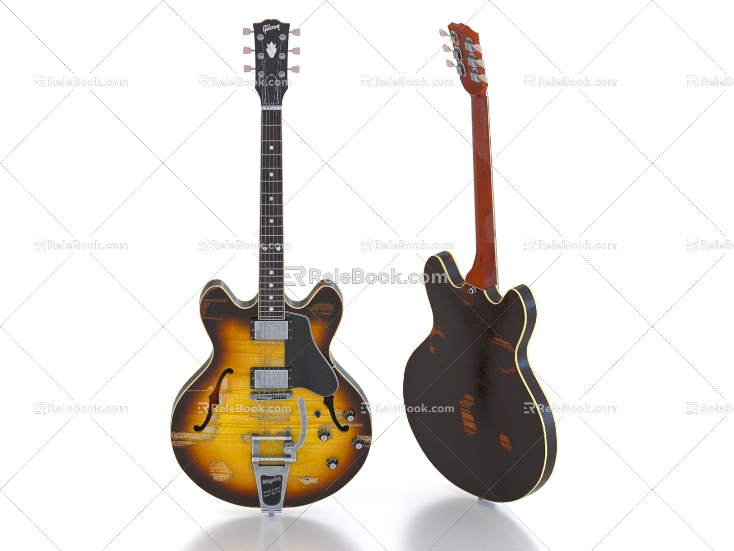 Electric Guitar Musical Instrument Ukrainian Lili 3d model