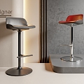 Modern Bar Chair 3d model