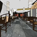 Stylish Hotel Lobby Interior Design With Reception Desk And Decorative Chandeliers