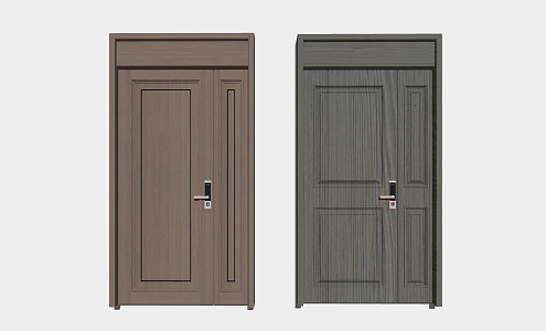 Single door SU model 3d model