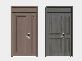 Single door SU model 3d model