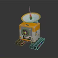 Robot Assistant Small Robot Butler Robot Butler Figure Game Figure 3d model
