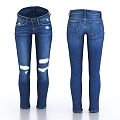 Jeans Pants 3d model