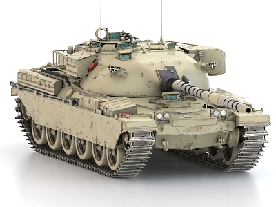 Chiefs Mk3 Main Battle Tank Chiefs Tank 3d model