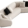 Modern Multiplayer Sofa 3d model