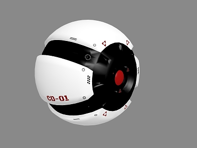 Monitoring head 3d model