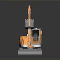 Excavator Large Excavator Mining Excavator Mining Machine Digger 3d model