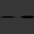 Men's Different Shaped Black Fake Mustache Props For Facial Hair Styling