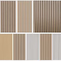 Modern Textured Wall Panels With Various Colors And Patterns For Interior Design 3d model