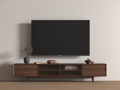 The ancient TV cabinet TV cabinet combination 3d model