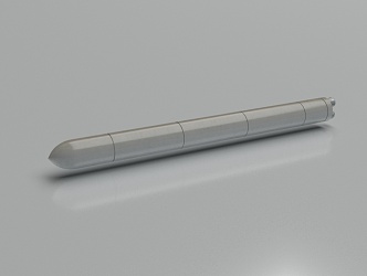 modern missile 3d model