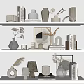 Modern ornaments combination ornaments 3d model