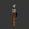 Crossbow Mechanical Crossbow Shift Bow and Arrow Shoot Far Equipment Weapons High-tech Crossbow 3d model
