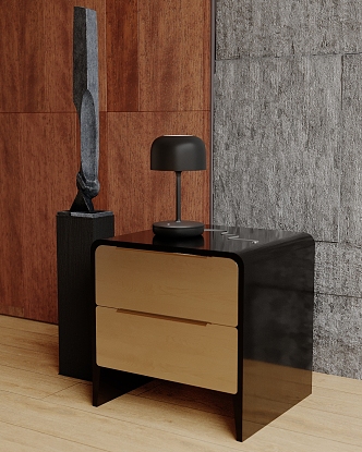 Table lamp table lamp side 3d model