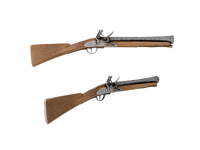 Modern gun toy shotgun 3d model