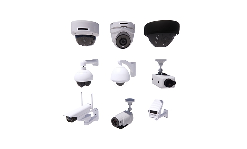 Surveillance camera combination 3d model