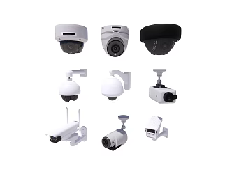 Surveillance camera combination 3d model