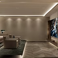 Home Theater Interior With Wall Of Wine Bottles Bar Counter And Black Chairs