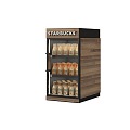 Starbucks Supermarket Refrigerator Coffee Refrigerator Supermarket Retail Refrigerator Large Medium Small Cold Drink Refrigerator 3d model