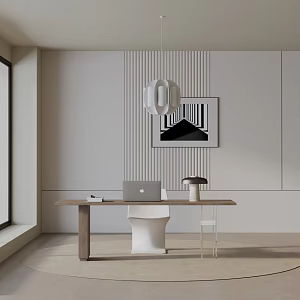 Modern dining table 3d model