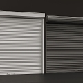 Rolling shutter door 3d model