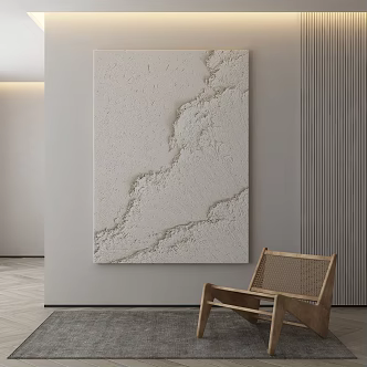 modern decorative painting 3d model